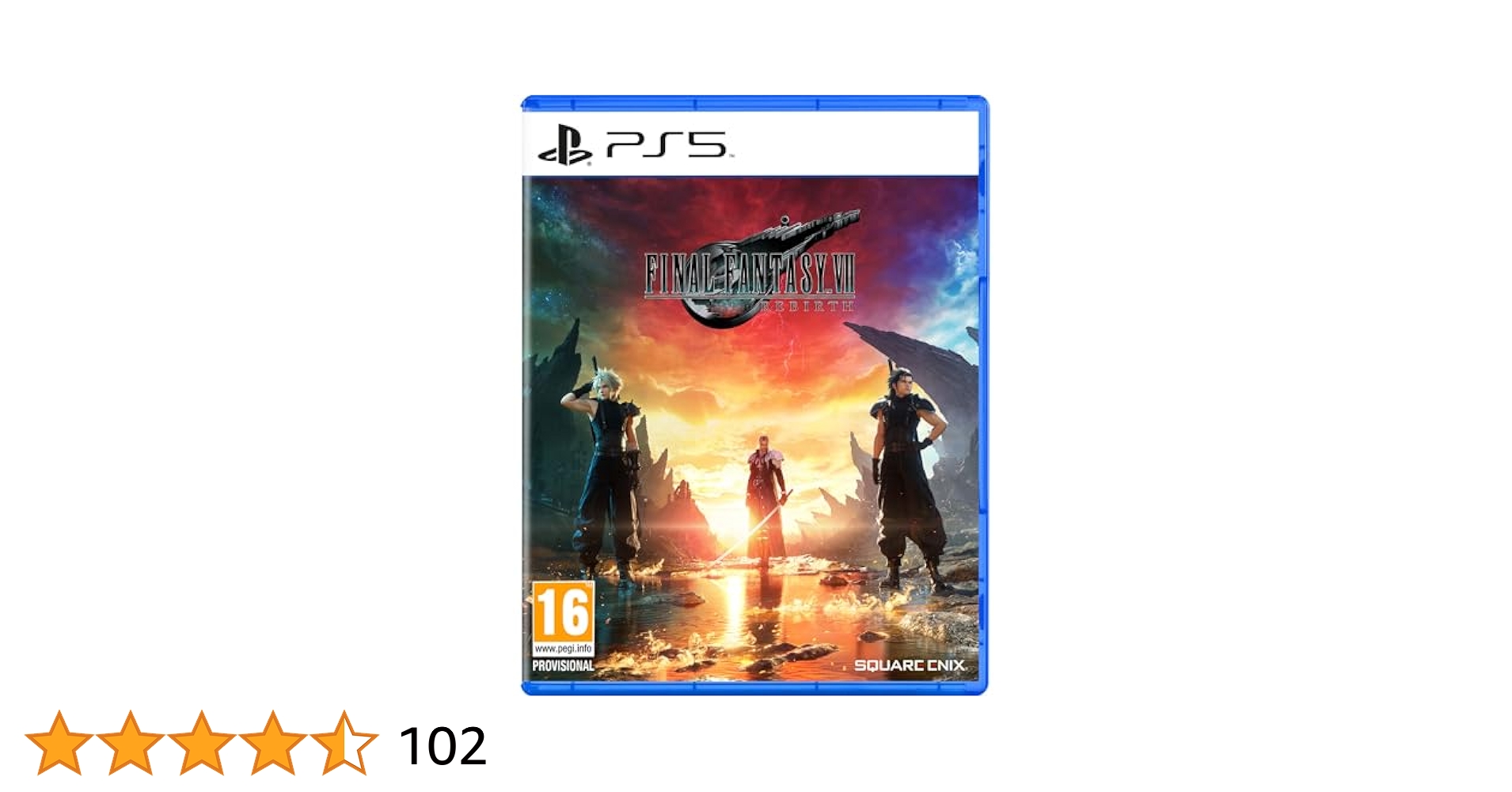 SQUARE ENIX - PS5　FINAL FANTASY⑦　REVERSE SQUARE ENIX Final Fantasy VII: Rebirth (PS5): Buy Online at